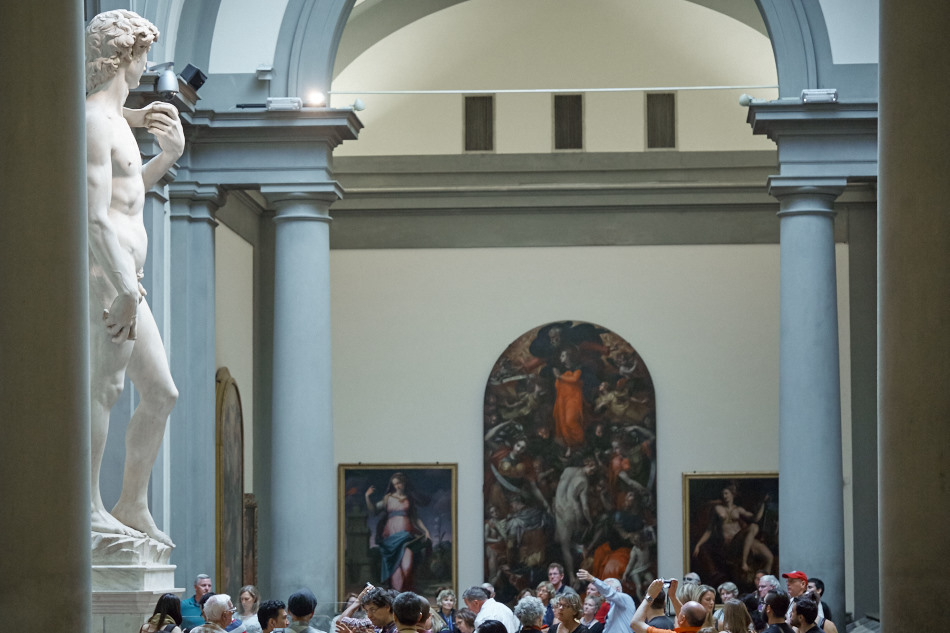 Tourists in Florence